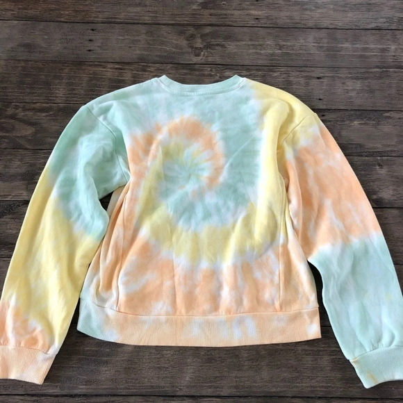 Disney Tie Dye Sweatshirt Top Mickey Minnie Donald - Picture 6 of 7